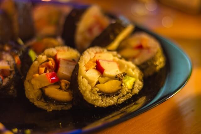 Brown Rice Sushi Dish