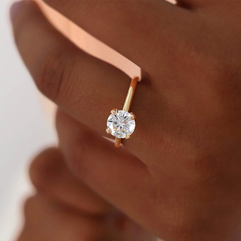 Yellow Gold Ring by Lily Arkwright